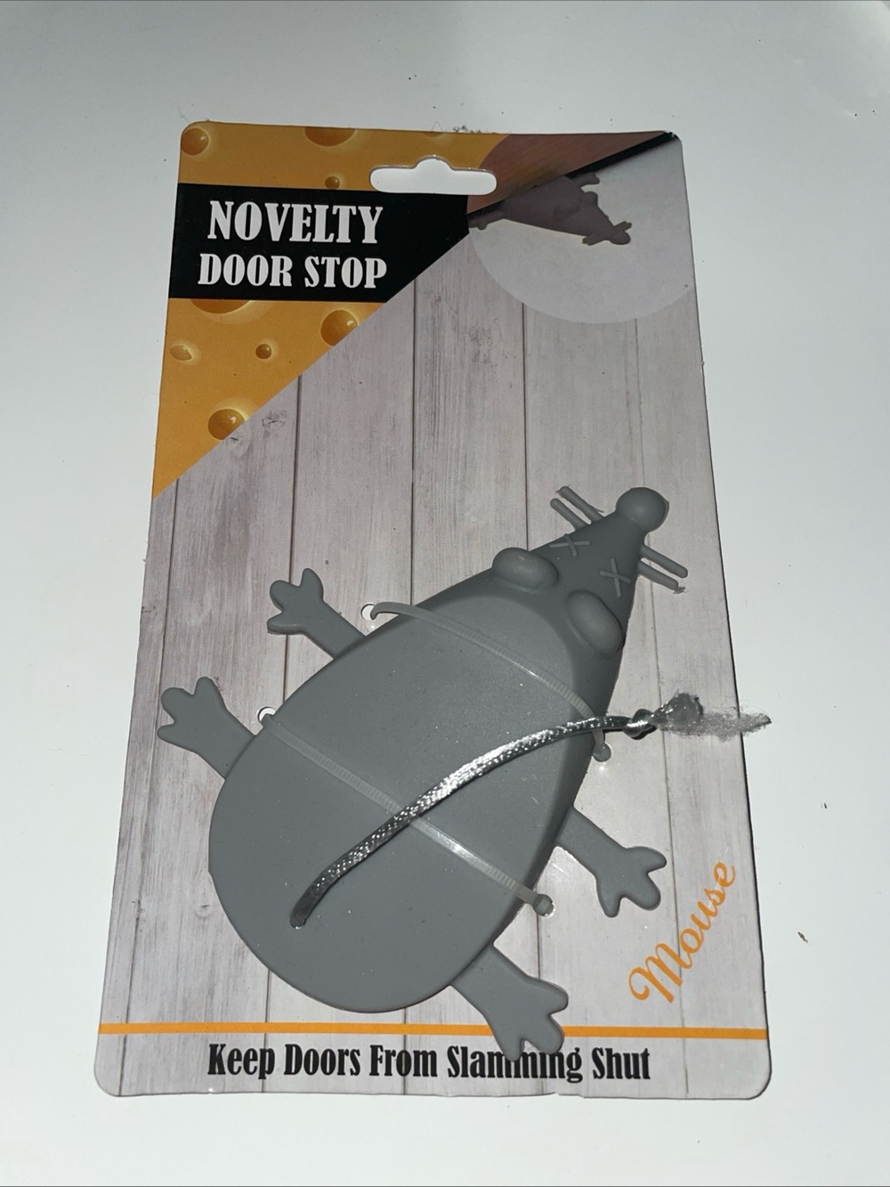 NWT Silicone Rubber Door Stoppers -  Snail, Mouse & Chocolate -Novelty Funny